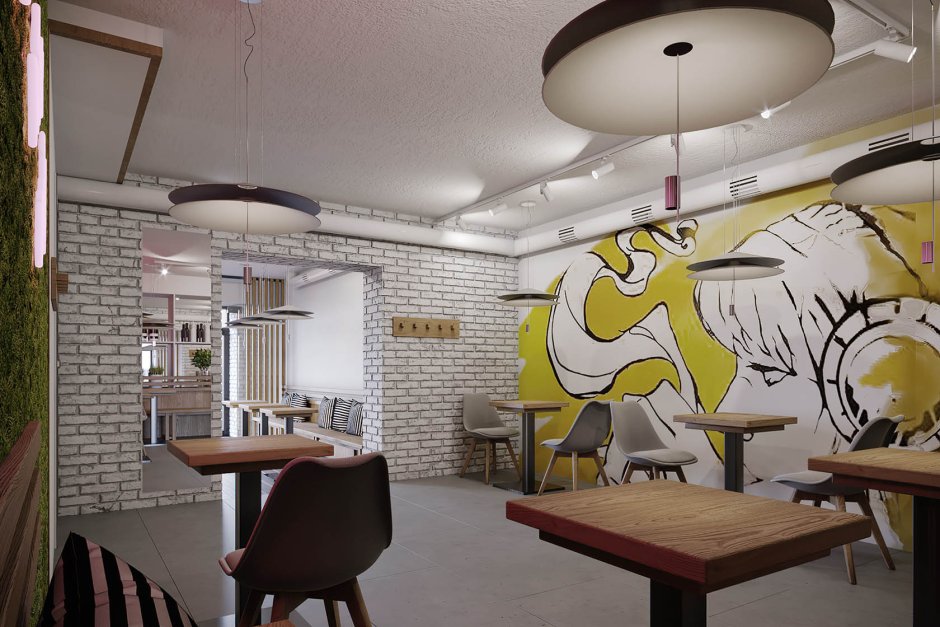 Интерьер кафе 2022