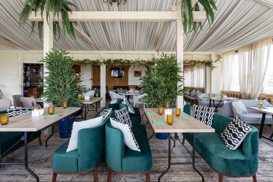 Интересные интерьеры кафе