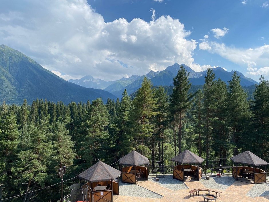 Архыз панорама гостиница