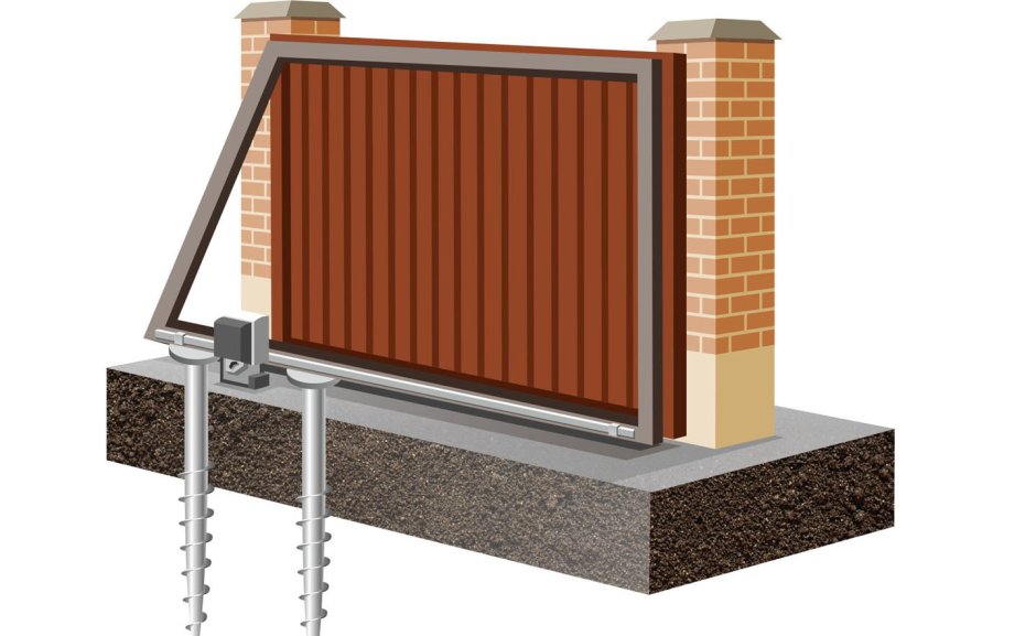 Откатные ворота 340190