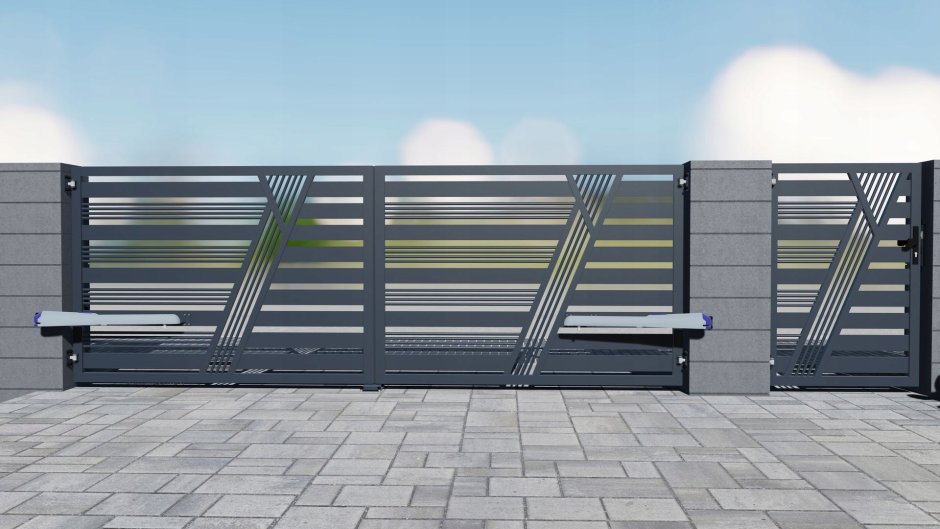 Откатные ворота Hormann
