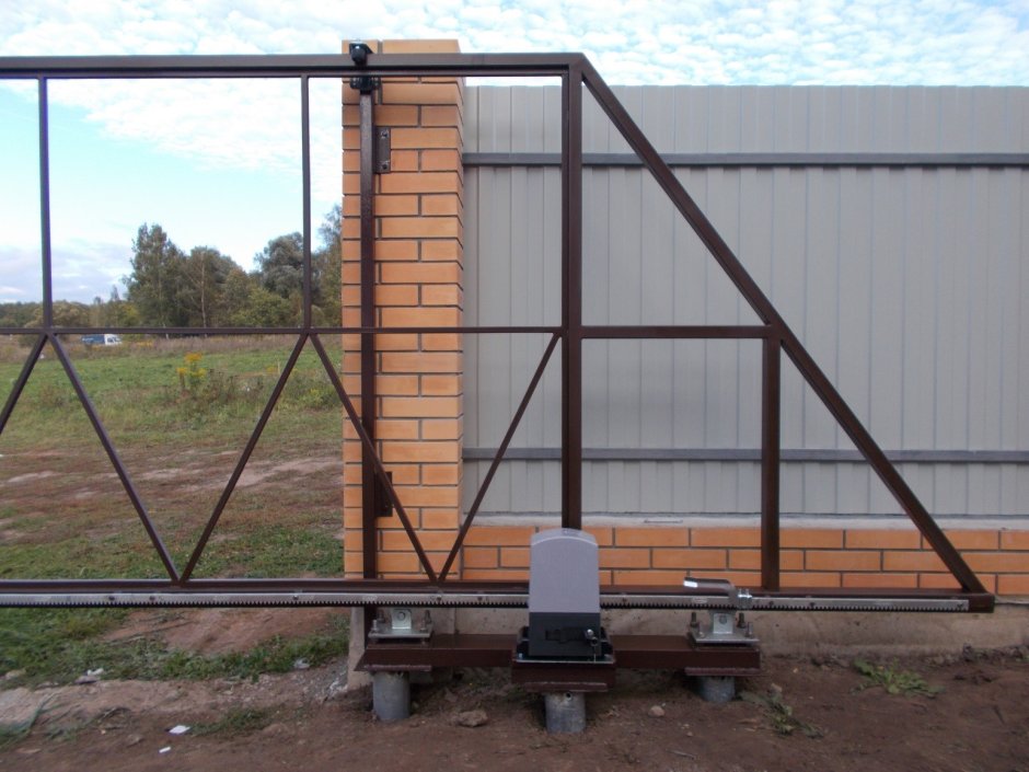 Каркас ворот откатных 4000*1800мм