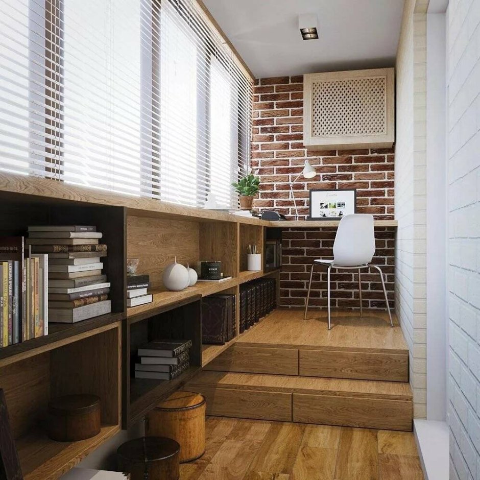 Лоджия в английском стиле