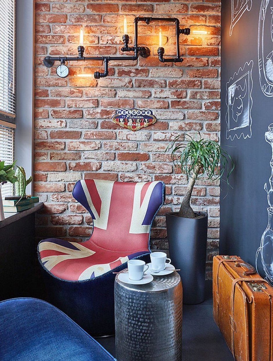 Интерьер балкона