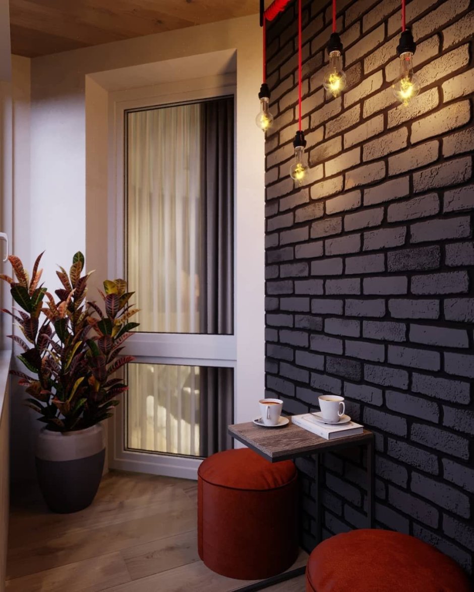 Балкон лофт 3м