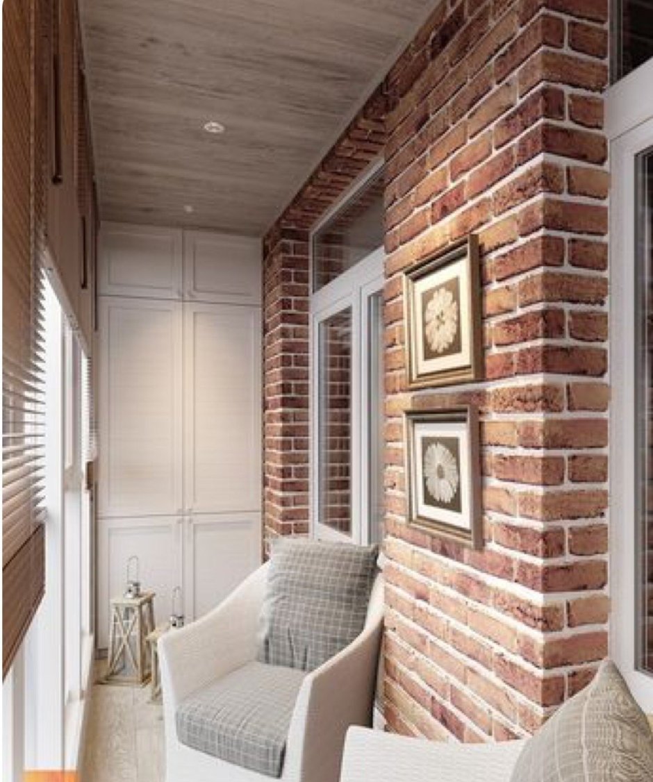 Балкон кирпичиками