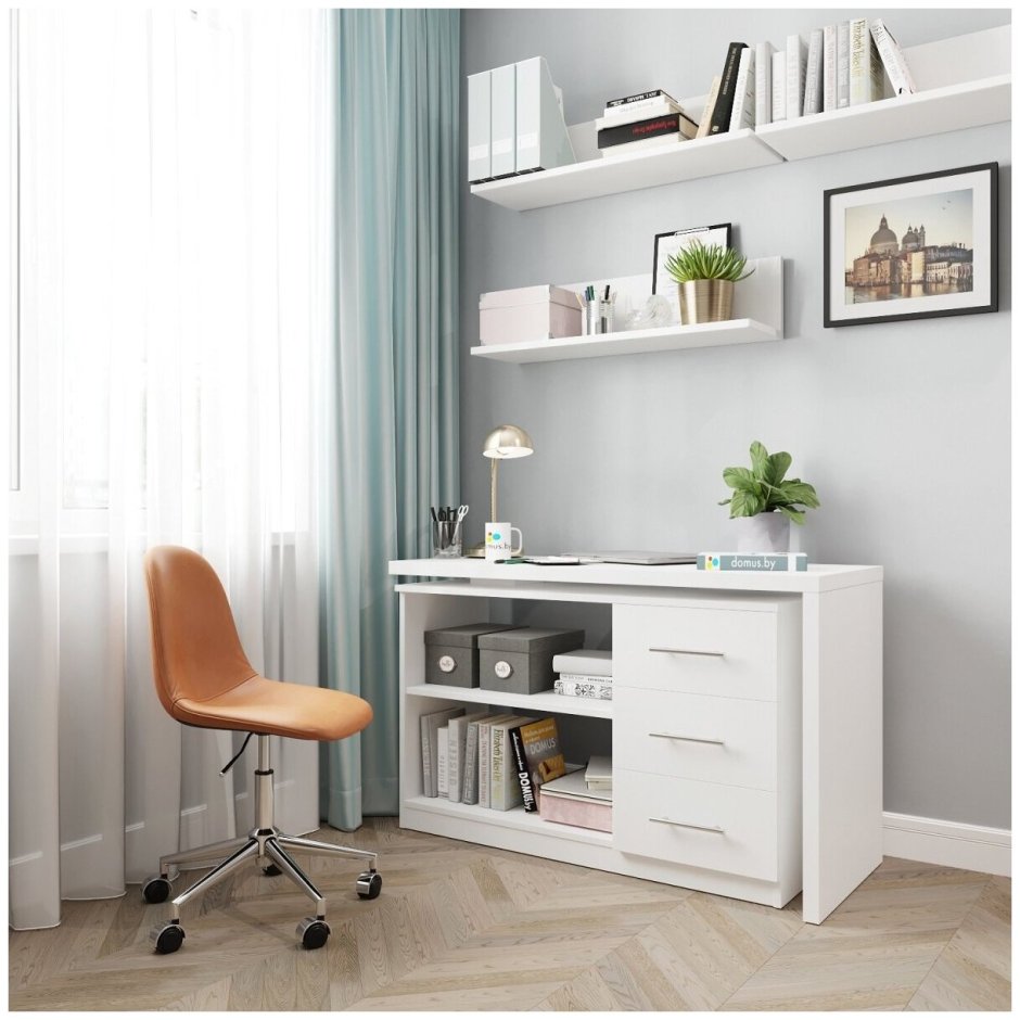 Поворотный стол-комод Домус стр07 белый