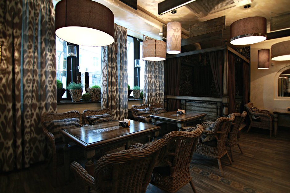 Интерьер ресторана в отеле