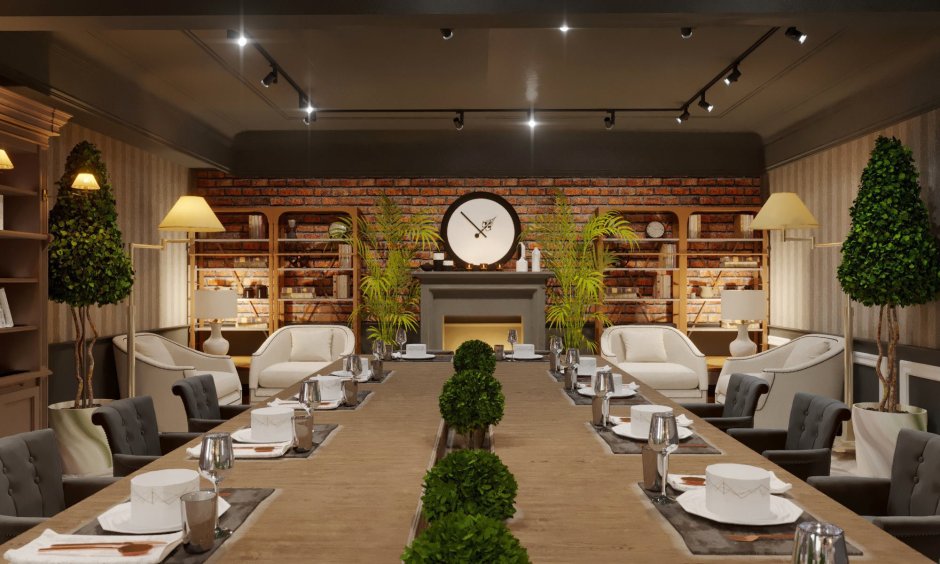 Кафе в русском стиле