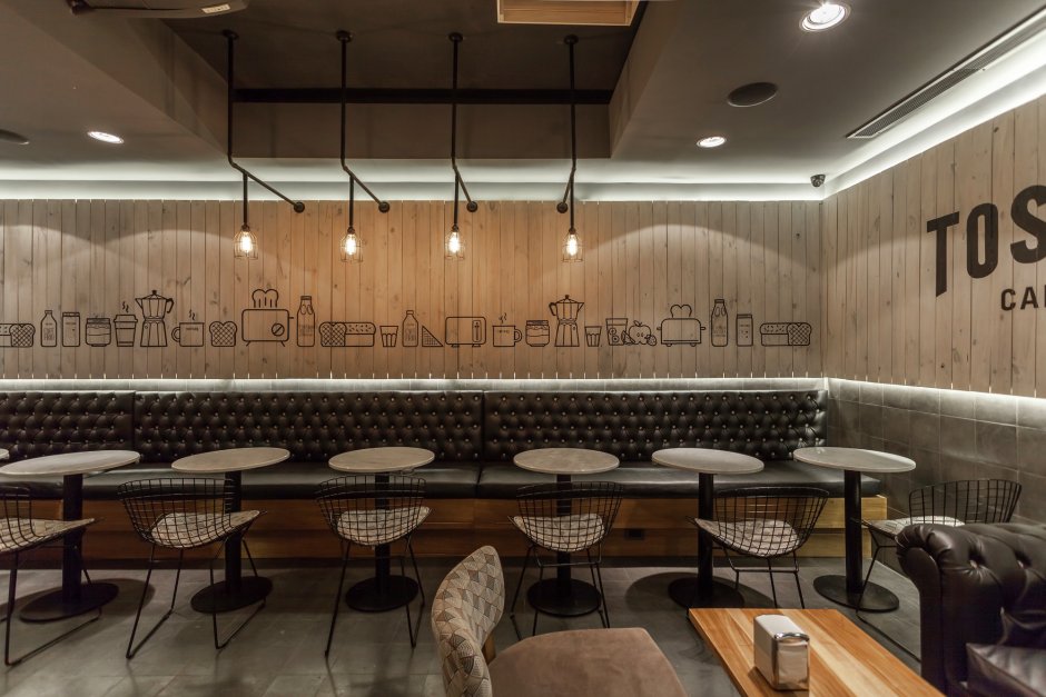 Интерьер пекарни