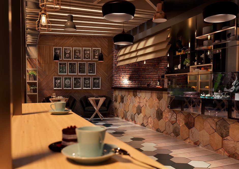 Интерьер кафе
