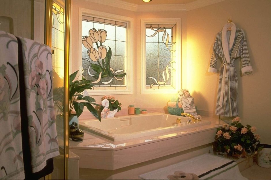 Ванная с панорамными окнами