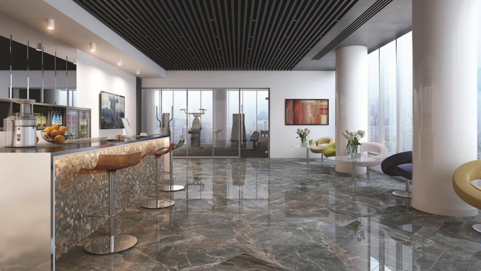 Мраморное панно ар деко