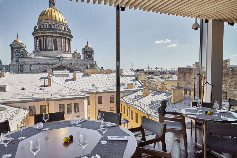 Мансарда ресторан Санкт-Петербург Исаакиевский собор