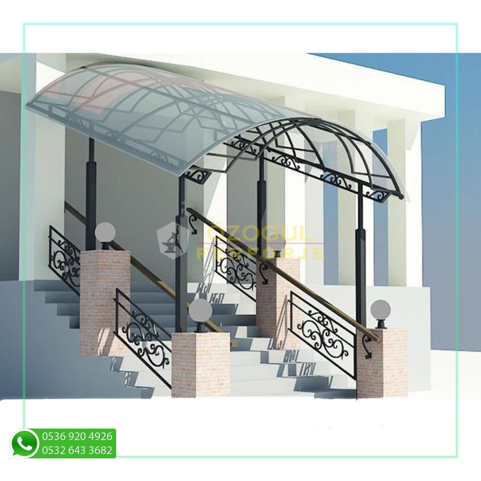 Навес над ступенями