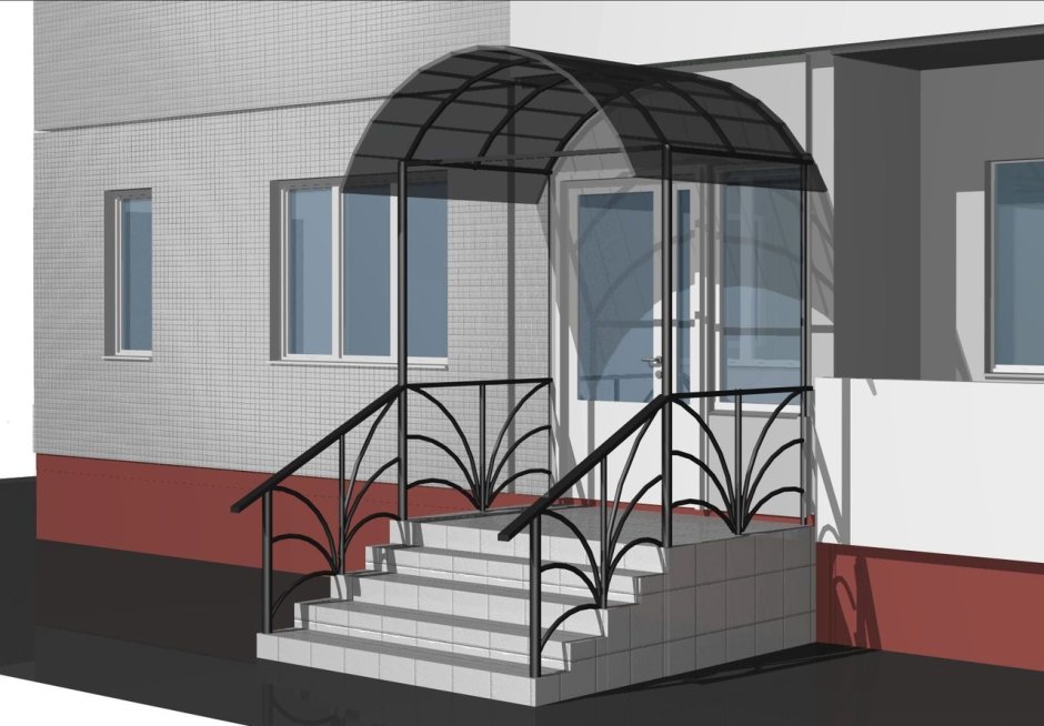 Навес входной группы