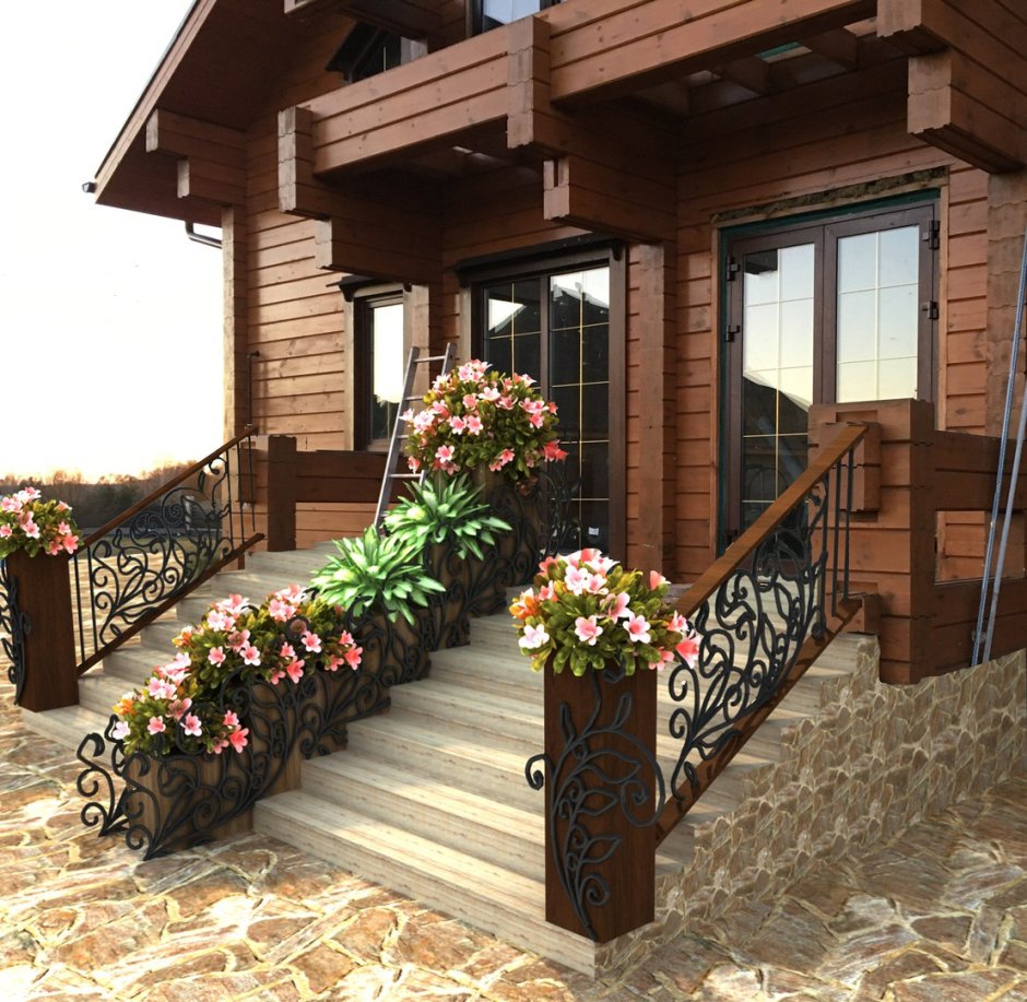 Красивое крыльцо