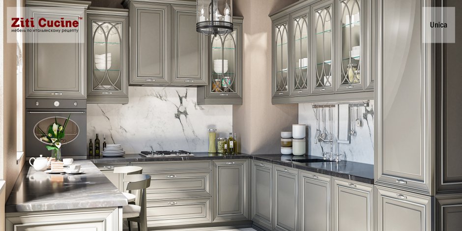 Неоклассика кухни Уника