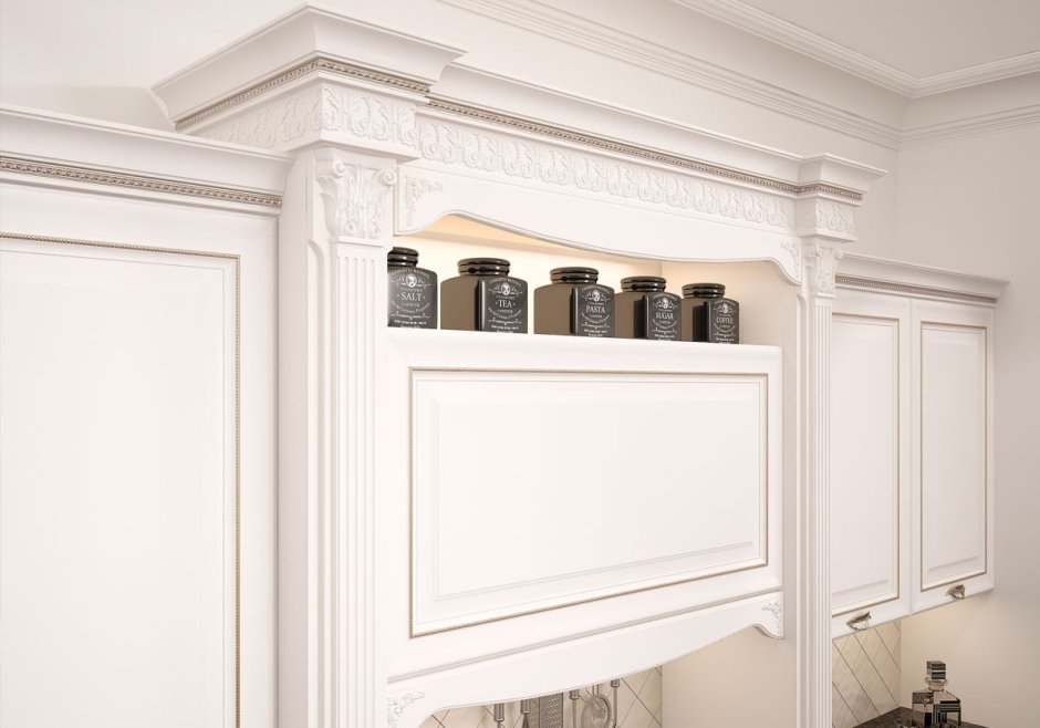 Фасад RAL 1013 Неоклассика