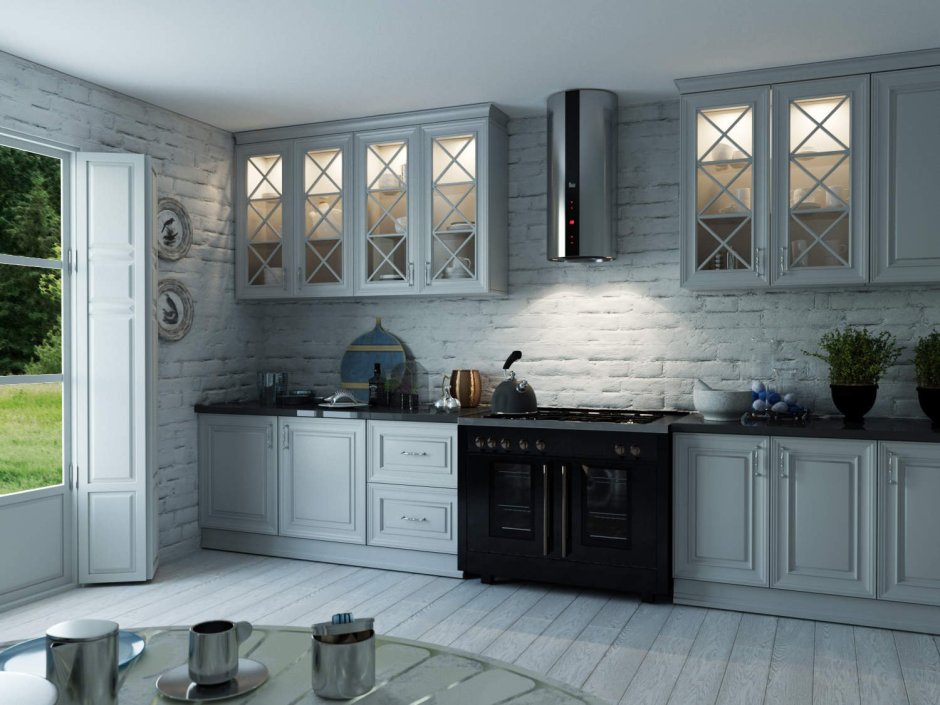 Шкаф с резными фасадами