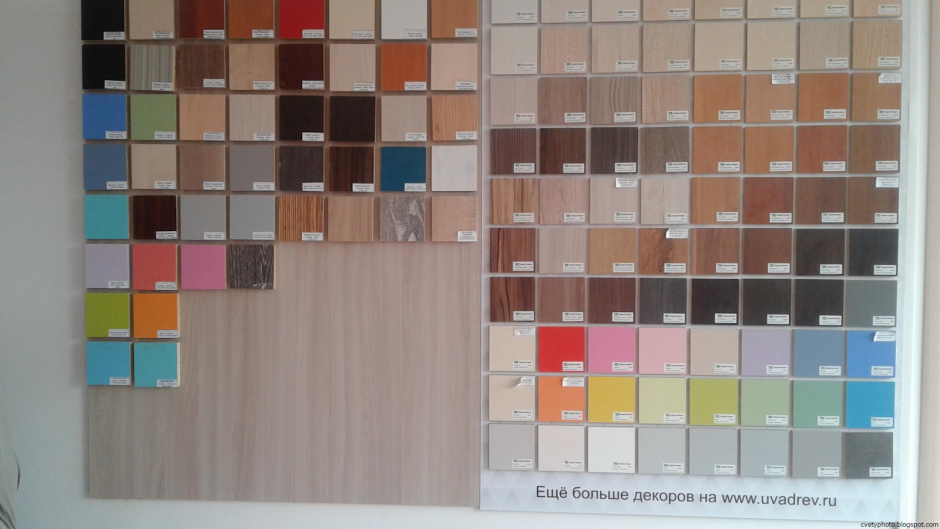 Цветовая гамма ЛДСП Кроношпан