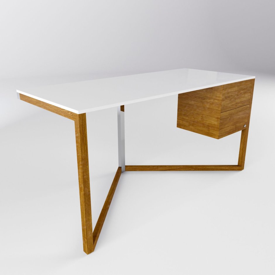 Треугольный письменный стол