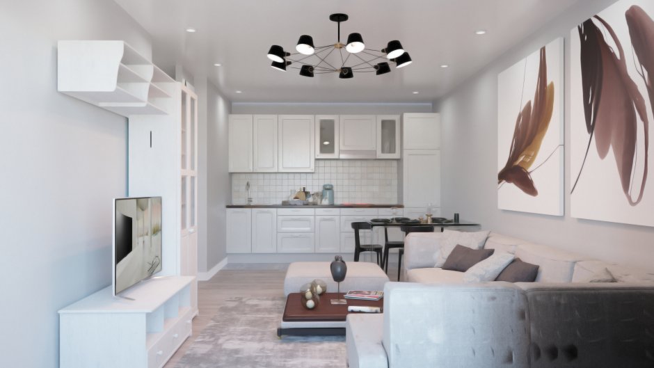 Планировка евродвушки 65 кв м с панорамным остеклением