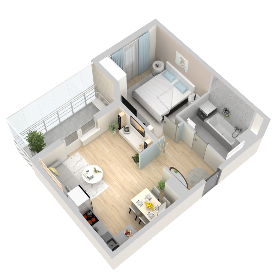 Пик евродвушка кухня гостиная