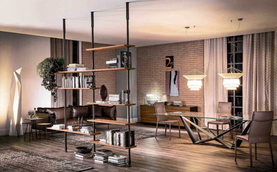 Полки в стиле лофт