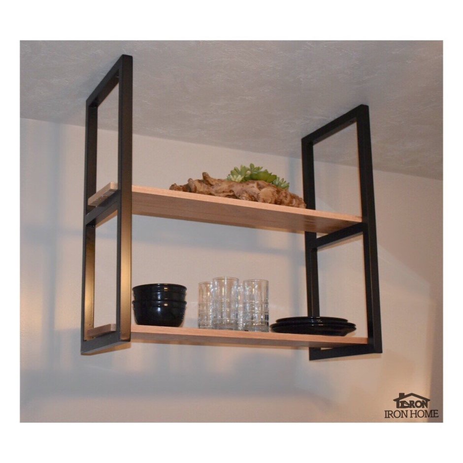 Подвесной стеллаж на кухню