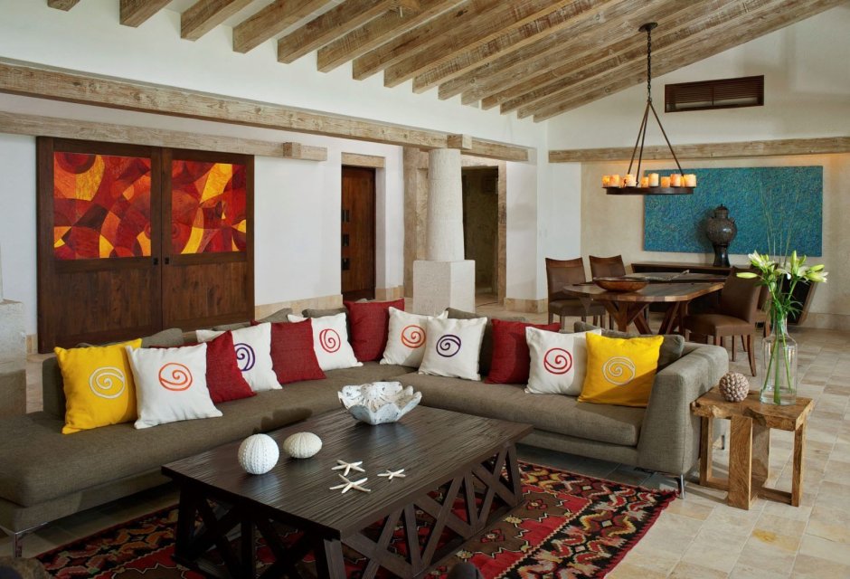 Интерьер мексиканский стиль пинтерес