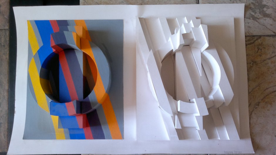 Абстрактная композиция объемная