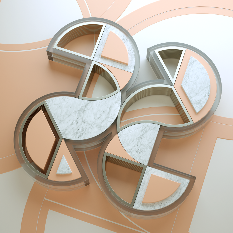 Абстрактная композиция объемная