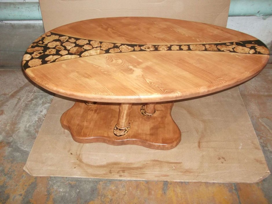 Стол из березового Капа