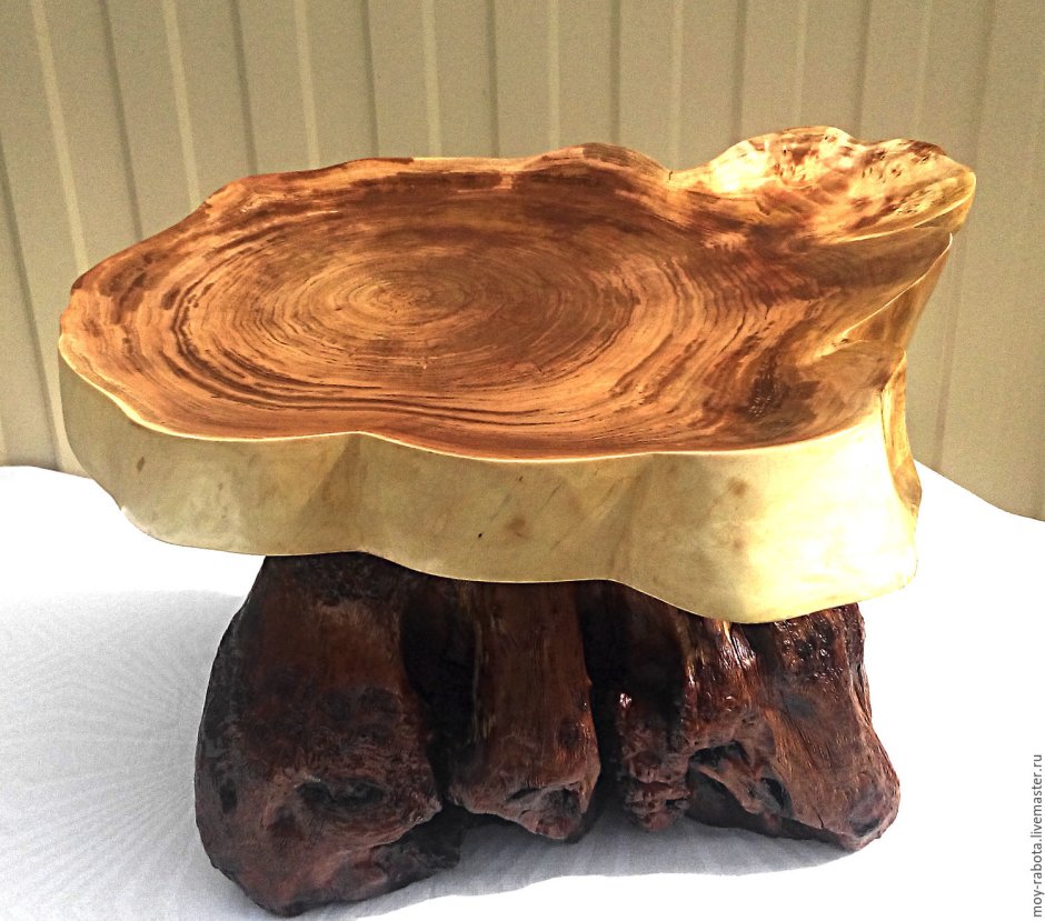 Мебель из березового Капа для дома из кедра