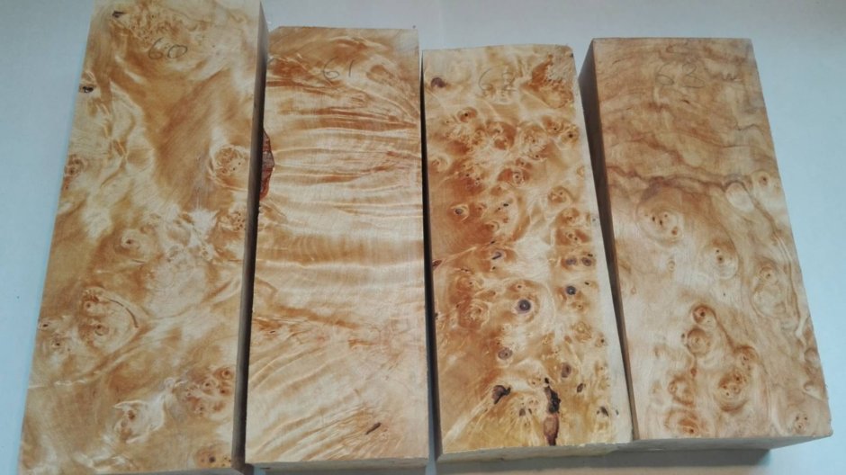 Березовый кап и сувель