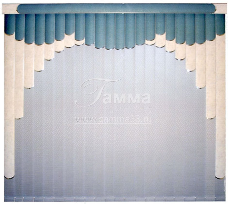 Жалюзи вертикальные тканевые мультифактурные