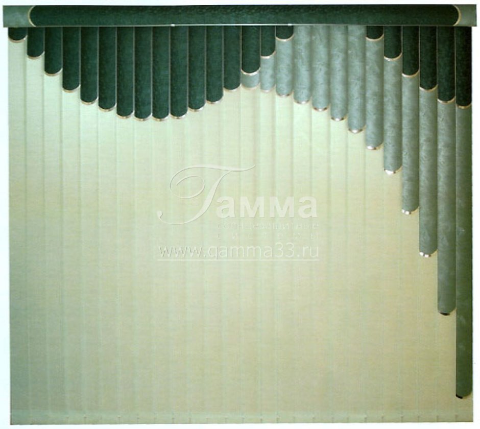 Жалюзи вертикальные мультифактурные ткань