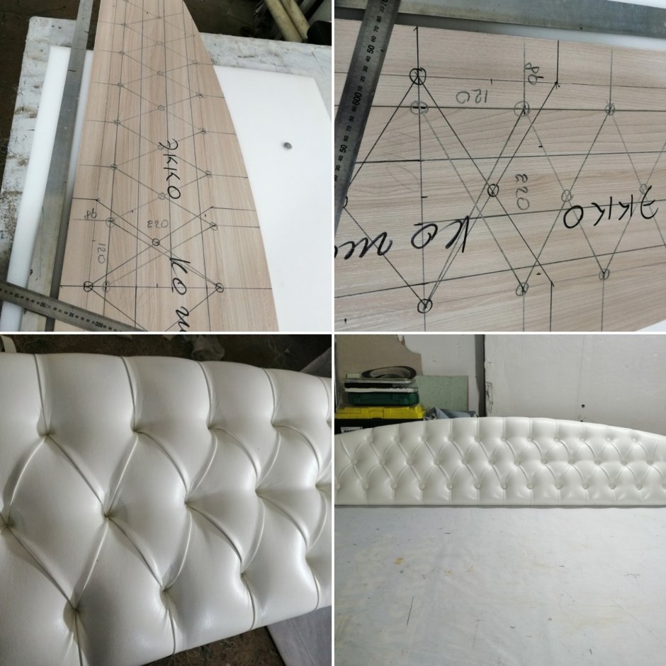 Каретная стяжка с поролоном 3 см