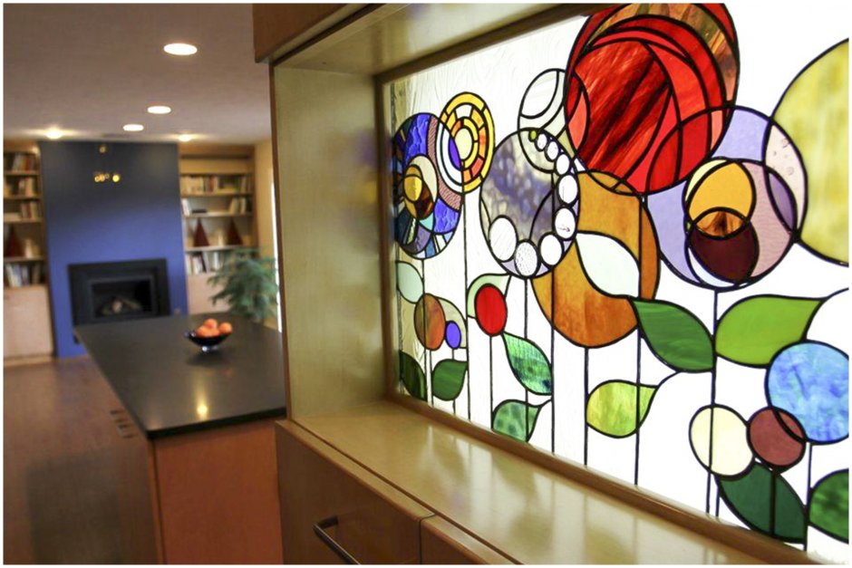 Витражи общественных зданий