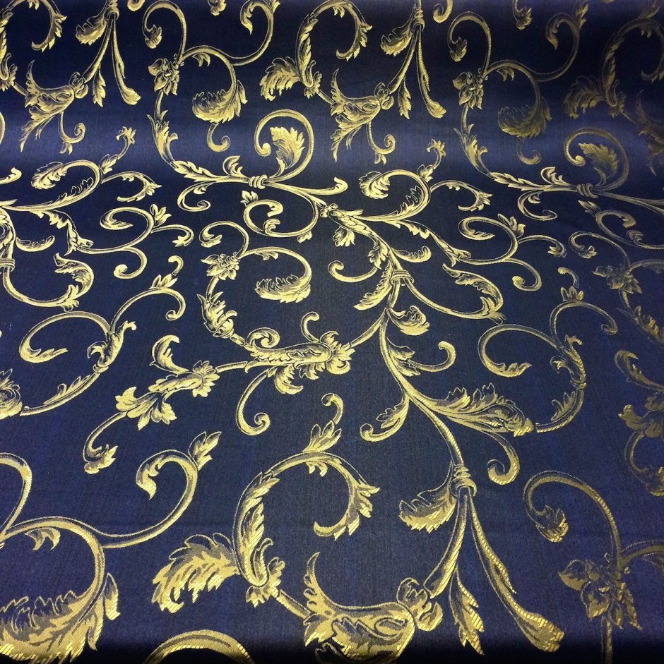 Ткань с золотым узором