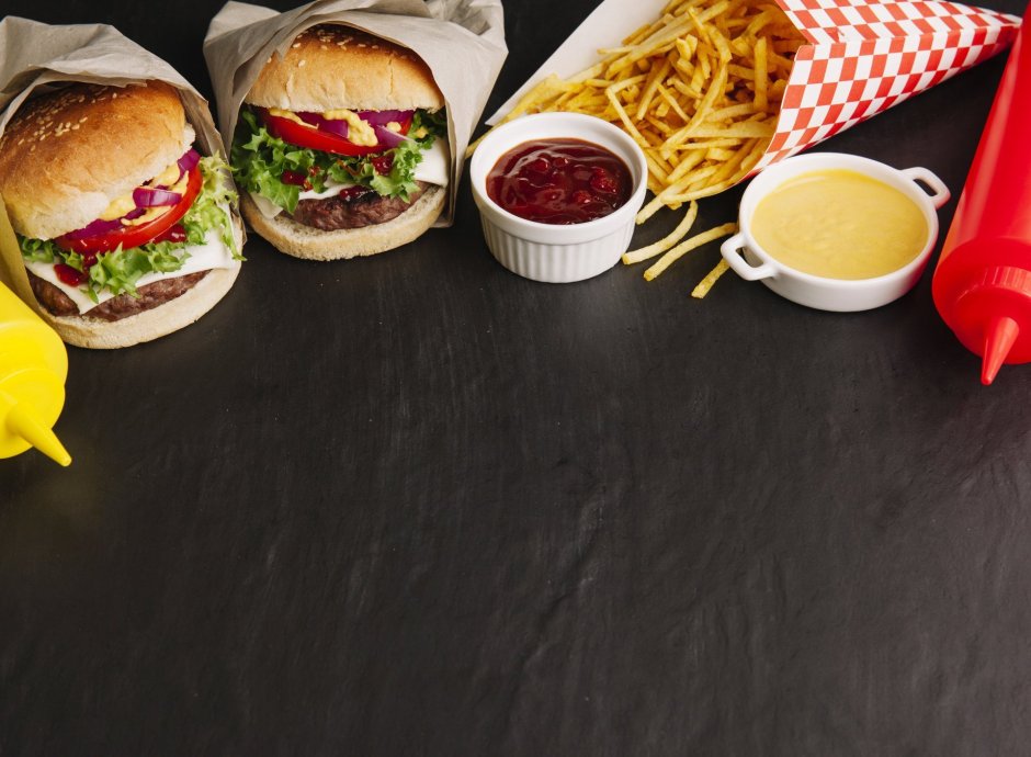Фон для фаст фуда