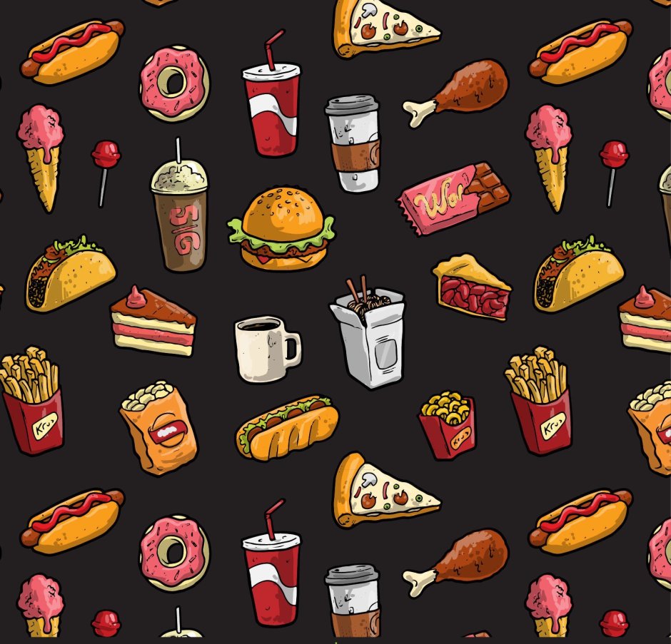 Баннер для фаст фуда