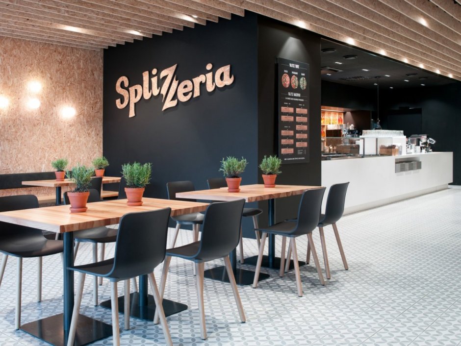 Макет меню для фаст фуда