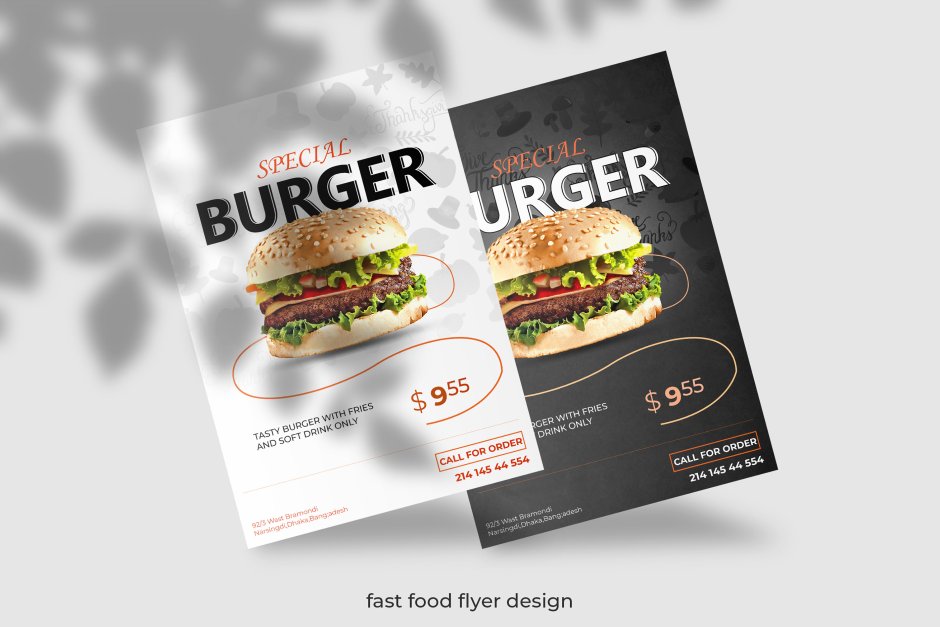 Фон для фаст фуда