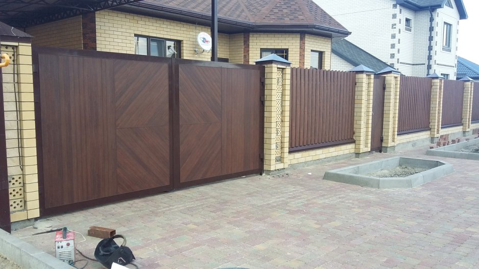 Распашные ворота Prestige 68 мм