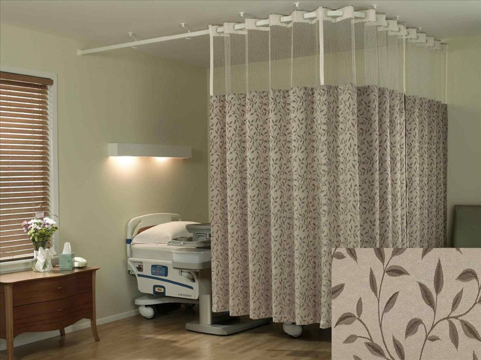 Штанга для шторы в комнату для зонирования