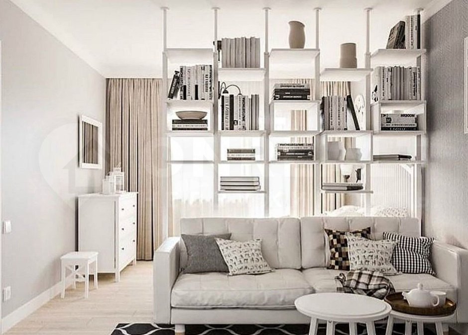 Гостиная-спальня 15м2 икея