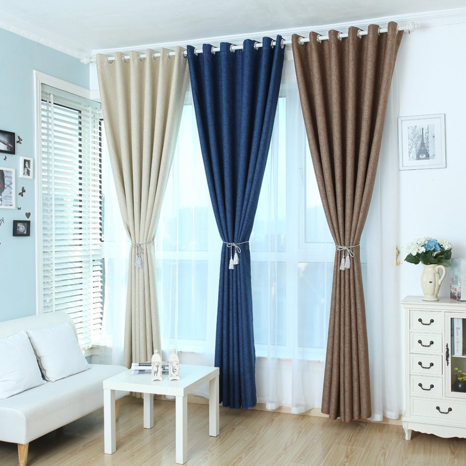 Гардины модные на окне