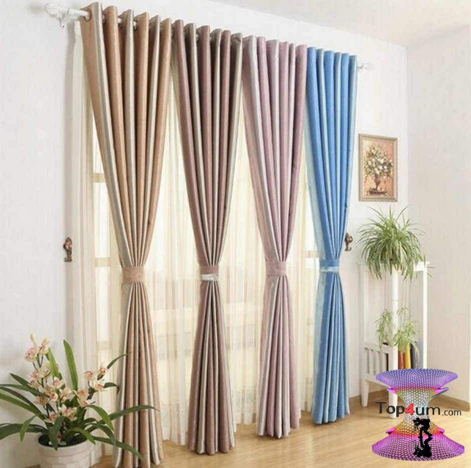 Длинные шторы